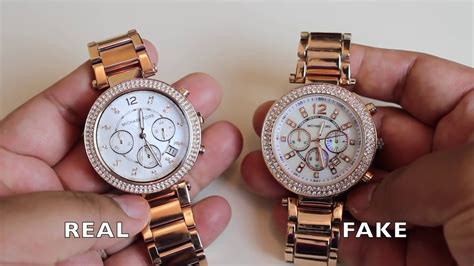 michael kors watch fake vs real